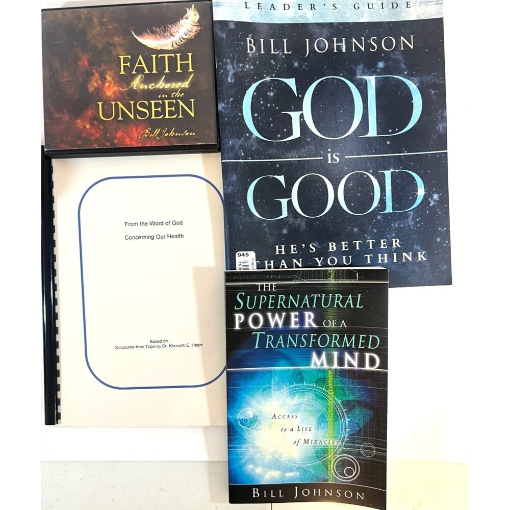 Bill Johnson Book Set: God Is Good The Supernatural Power Of‎ A Transformed Mind